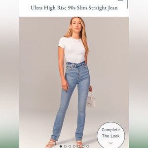 Ultra High Rise 90s Slim Straight Jean